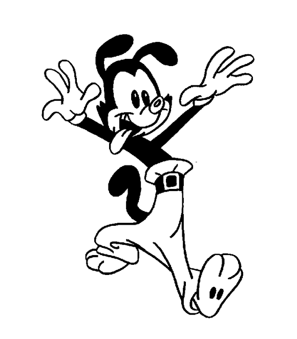 Plansa de colorat cu Animaniacs 4 10